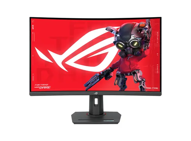 Monitor Asus ROG Strix XG32WCMS 31.5" QHD Fast VA Curved 280Hz 1ms HDMI DP USB-C DisplayHDR 400 Black (90LM09X0-B01970), 2 image