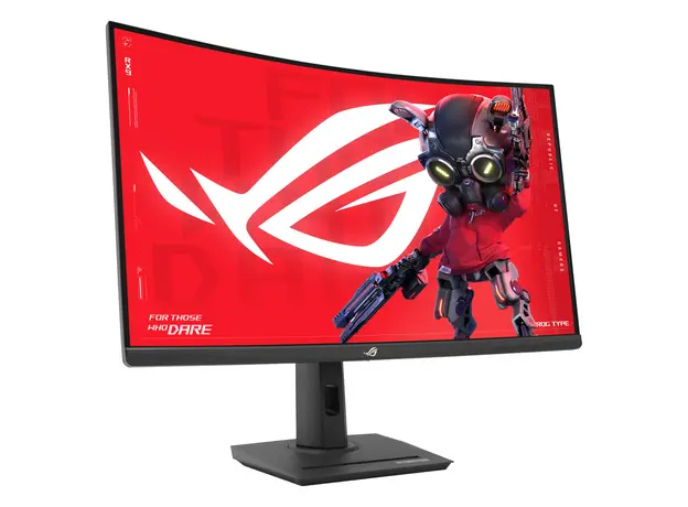 Monitor Asus ROG Strix XG32WCMS 31.5" QHD Fast VA Curved 280Hz 1ms HDMI DP USB-C DisplayHDR 400 Black (90LM09X0-B01970), 3 image
