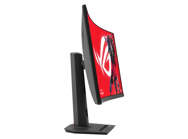 Monitor Asus ROG Strix XG32WCMS 31.5" QHD Fast VA Curved 280Hz 1ms HDMI DP USB-C DisplayHDR 400 Black (90LM09X0-B01970), 4 image