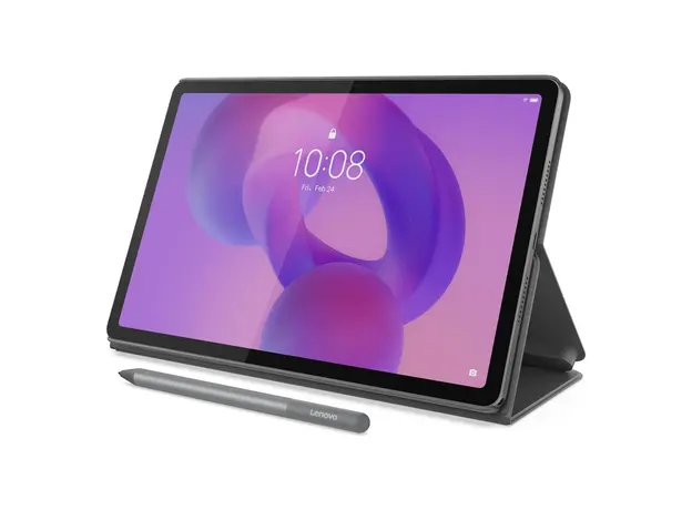 Tablet Lenovo ZAFM0286UZ Idea Tab, 11" 2.5K 90Hz, Dimensity 6300, 8GB, 256GB, 5G, Pen + Keyboard, Luna Grey, 3 image