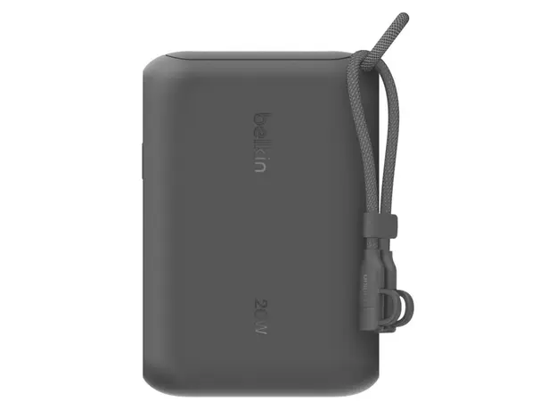 Power Bank Belkin BoostCharge Power Bank 10000mAh 20W Digital Display BPB027HQBK, 2x USB-C, Black, 4 image