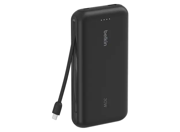 Power Bank Belkin BoostCharge 20000mAh With Integrated Cable 30W BPB024hqBK Black, 2 image