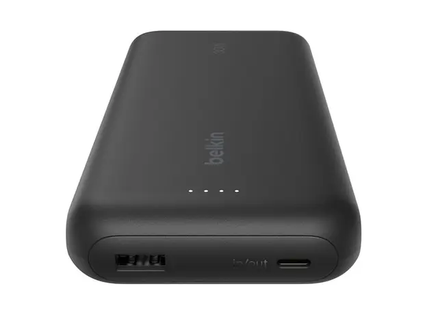 Power Bank Belkin BoostCharge 20000mAh With Integrated Cable 30W BPB024hqBK Black, 4 image