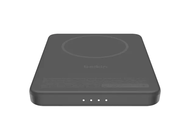 Power Bank Belkin BoostCharge Slim Magnetic Power Bank 5K Qi2 15W 5000mAh with Stand BPD011HQBK, Black, 4 image