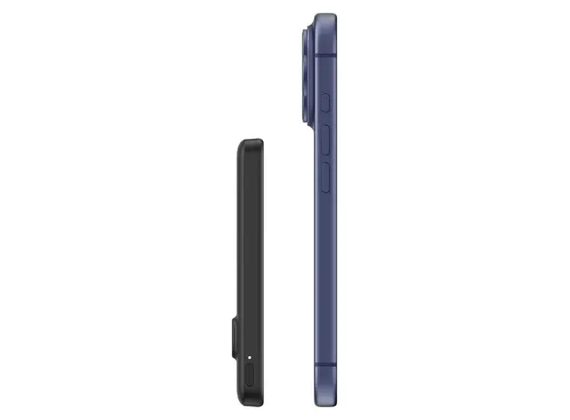 Power Bank Belkin BoostCharge Slim Magnetic Power Bank 5K Qi2 15W 5000mAh with Stand BPD011HQBK, Black