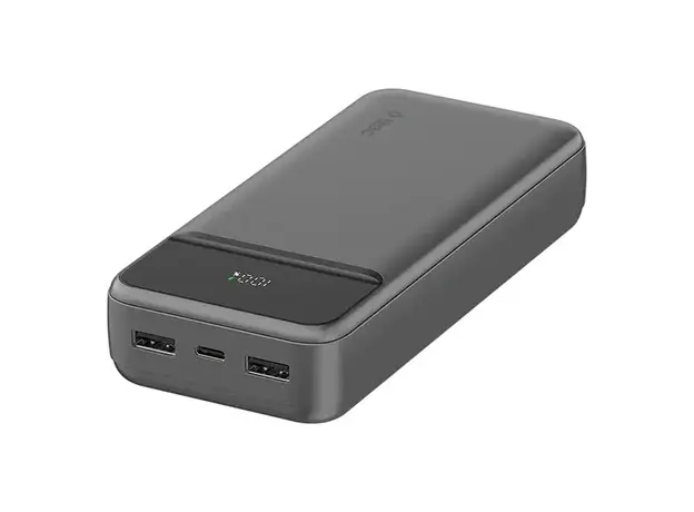 Power Bank Ttec 2BB268S Recharger LCD 20000mAh, PD 20W, USB-C + 2 x USB-A, Black, 2 image