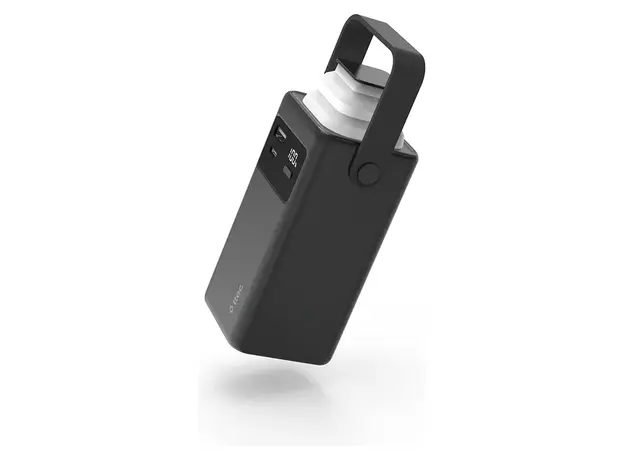Power Bank Ttec ReCharger Extreme LCD 2BB238S, 20000mAh, PD 20W, Built-in USB-C & Lightning Cables, LED Torch, Black, 4 image