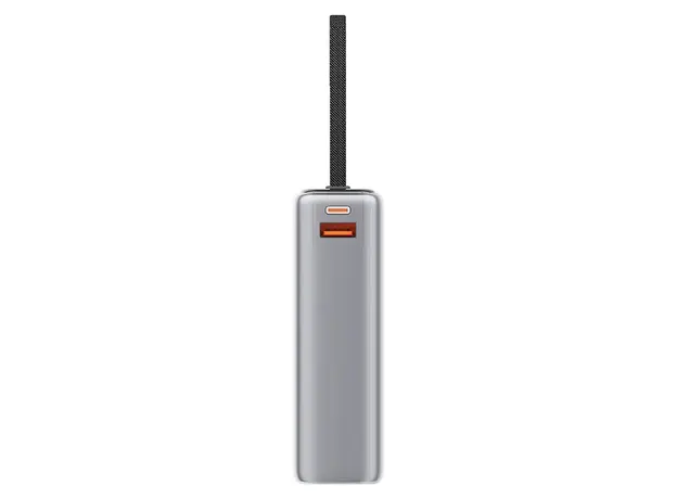 Power Bank Ttec ReCharger Pro Max TFT 2BB273G, 20000mAh, PD 65W, Built-in USB-C Cable, Silver, 6 image