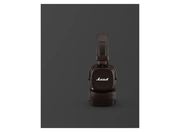 Headphones Marshall Major IV Wireless On-Ear, Bluetooth 5.0, 80+ Hours, Wireless Charging, Brown, 4 image