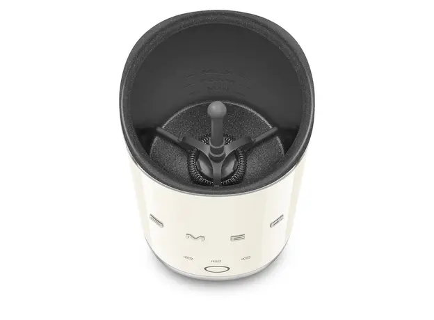 Milk Frother SMEG MFF02CREU, 500W, 180 ml, 50's Style, Cream, 5 image