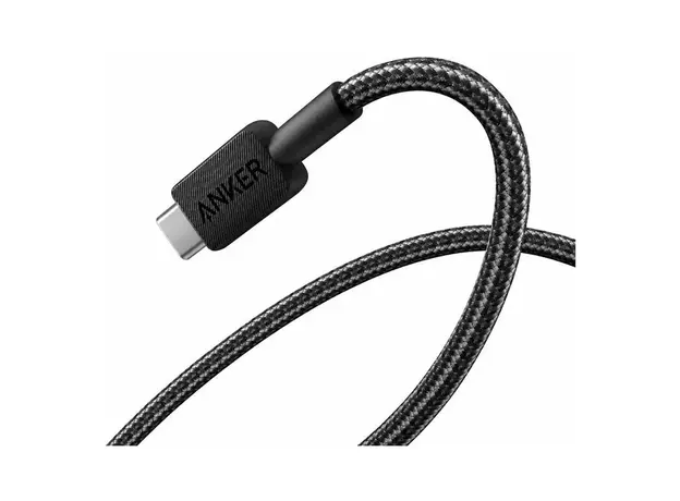 USB Cable Anker 322 USB-A to USB-C Cable 0.9m A81H5H11, 15W, Black, 2 image