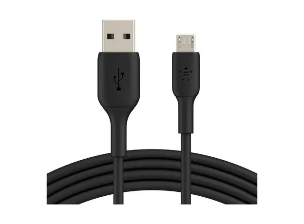 USB Cable Belkin BoostCharge USB-A to Micro-USB Cable, 1m, Black CAB005bt1MBK, 4 image