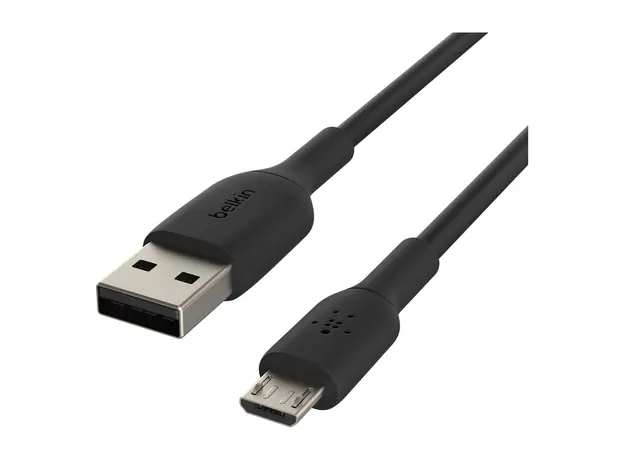 USB Cable Belkin BoostCharge USB-A to Micro-USB Cable, 1m, Black CAB005bt1MBK, 5 image