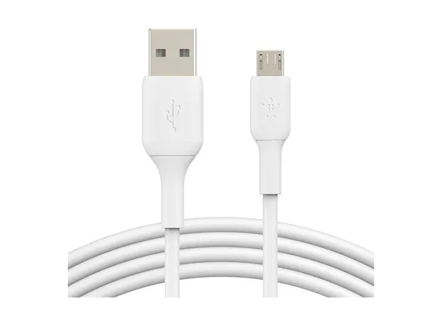 USB Cable Belkin BoostCharge USB-A to Micro-USB Cable, 1m, White CAB005bt1MWH, 4 image