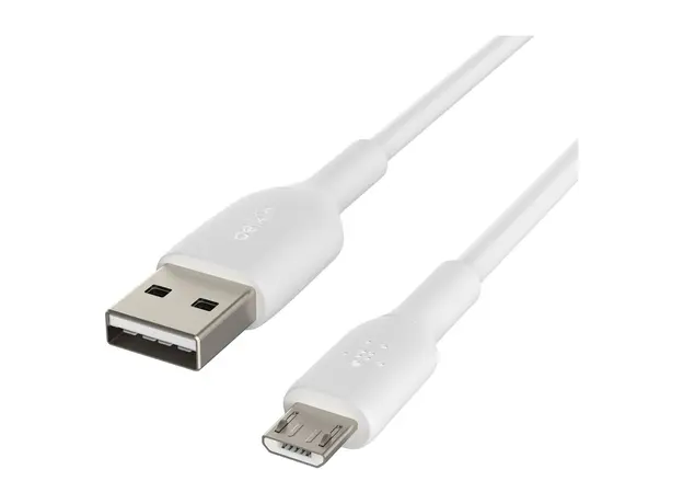USB Cable Belkin BoostCharge USB-A to Micro-USB Cable, 1m, White CAB005bt1MWH, 5 image