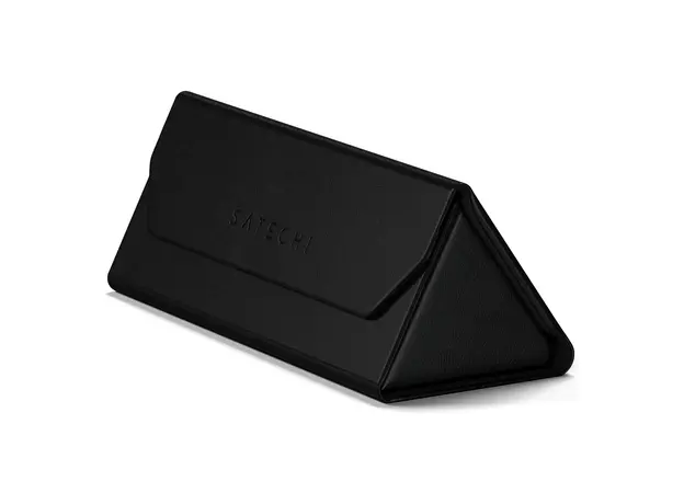 Smart Glasses Case Satechi Vegan-Leather FindAll Glasses Case ST-LFAGCK, Apple Find My, Wireless Charging, Black