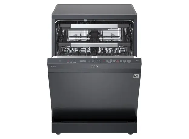 Dishwasher LG DFC287HMS.ABMPGCC, 14 Place Settings, QuadWash, TrueSteam, Wi-Fi, Matte Black, 2 image