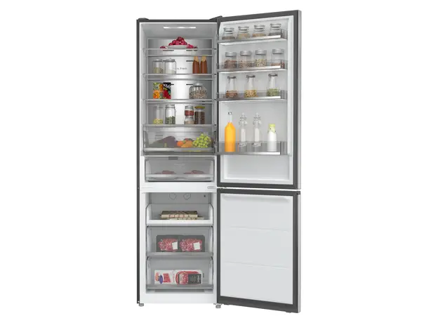 Refrigerator Dreame Mega Pro DRB450WMBDEU, 456 L, 201 cm, No Frost, Class D, Inox Look, 4 image