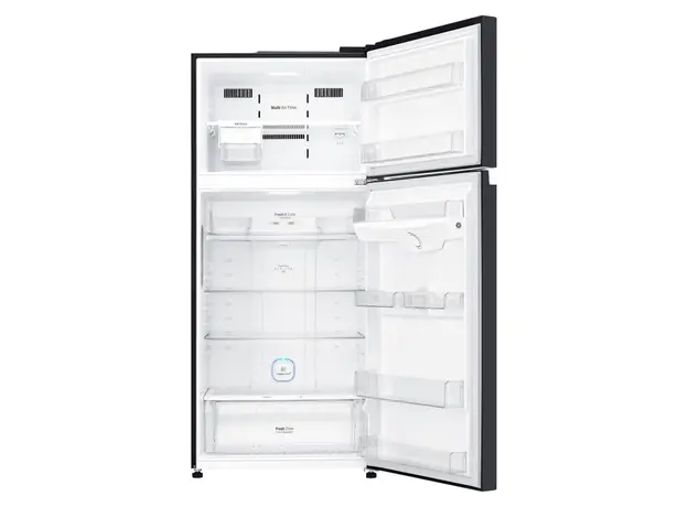 Refrigerator LG GN-C732SGGM Top Freezer, 547/506 L, Smart Inverter, DoorCooling+, Hygiene Fresh+, Black Glass, 2 image