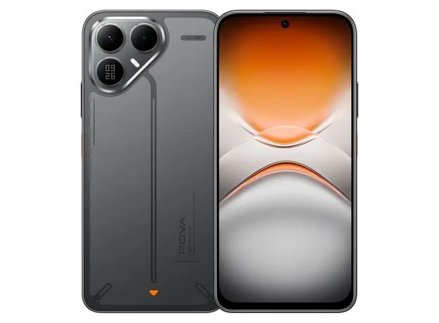 Mobile phone TECNO Pova 8 5G (LK6) 8GB/256GB Graphite Black, 6.76" 144Hz, Dimensity 7100, 50MP, 8000mAh