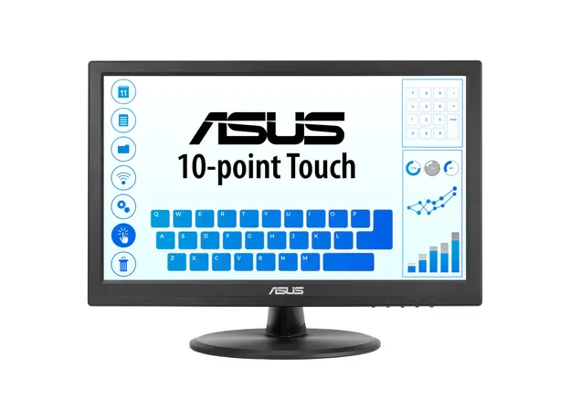 Monitor Asus VT169HE (90LM09V1-B01170) 15.6" FHD IPS Touch, 10-point Touch, 60Hz, HDMI, VGA, Black, 2 image