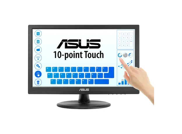 Monitor Asus VT169HE (90LM09V1-B01170) 15.6" FHD IPS Touch, 10-point Touch, 60Hz, HDMI, VGA, Black, 4 image