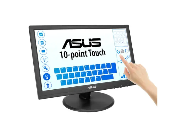 Monitor Asus VT169HE (90LM09V1-B01170) 15.6" FHD IPS Touch, 10-point Touch, 60Hz, HDMI, VGA, Black, 5 image