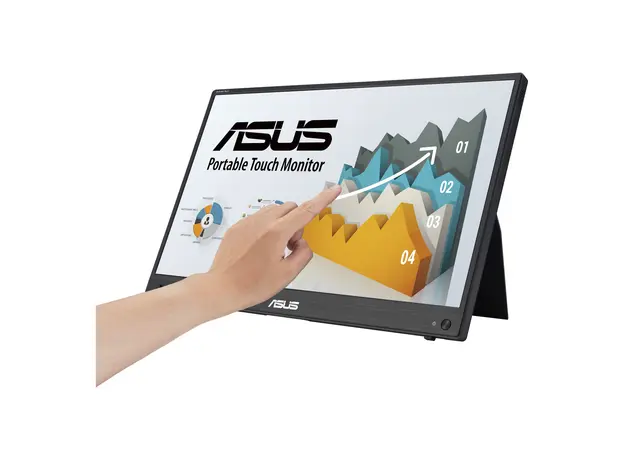 Monitor Asus ZenScreen Touch MB16AHT 90LM0890-B01170, 15.6" FHD IPS Touch, 2x USB-C, Mini HDMI, 3 image
