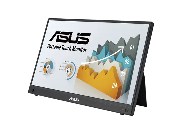 Monitor Asus ZenScreen Touch MB16AHT 90LM0890-B01170, 15.6" FHD IPS Touch, 2x USB-C, Mini HDMI