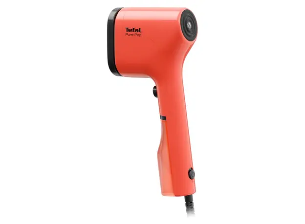 Garment Steamer Tefal DT2022E1 Pure Pop Hand Steamer, 1300W, Coral Red, 2 image