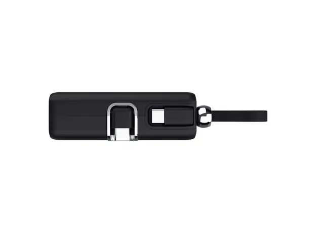 Power Bank Trust Pacto 5000mAh PD Pocket Powerbank 26104, 20W, USB-C, Black, 3 image