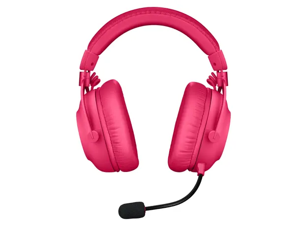 Headset Logitech G PRO X 2 LIGHTSPEED, Wireless, 50mm Graphene, LIGHTSPEED/Bluetooth/3.5mm, 50h, Magenta, 3 image