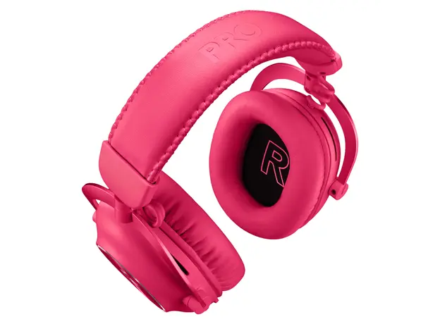Headset Logitech G PRO X 2 LIGHTSPEED, Wireless, 50mm Graphene, LIGHTSPEED/Bluetooth/3.5mm, 50h, Magenta, 4 image