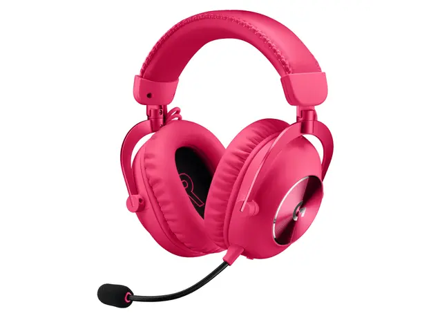 Headset Logitech G PRO X 2 LIGHTSPEED, Wireless, 50mm Graphene, LIGHTSPEED/Bluetooth/3.5mm, 50h, Magenta