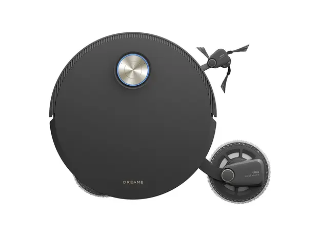 Robot vacuum DREAME X60 Pro Master RLX97DE, 42000Pa, Auto Hatch dock, hot water mop washing, Black, 2 image