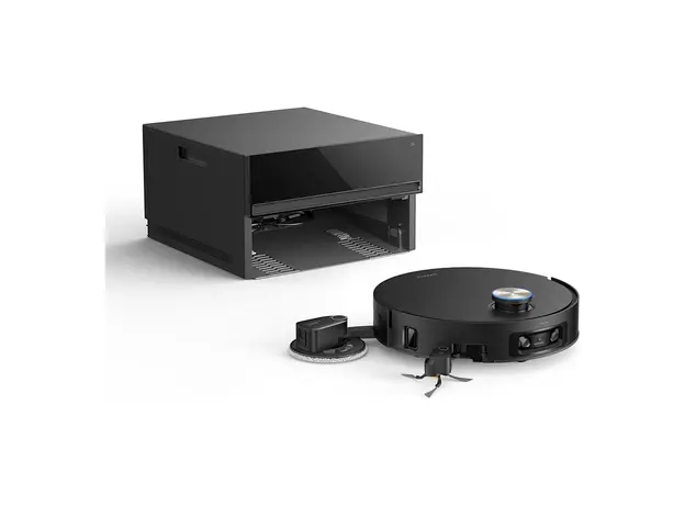 Robot vacuum DREAME X60 Pro Master RLX97DE, 42000Pa, Auto Hatch dock, hot water mop washing, Black