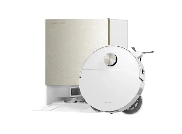 Robot Vacuum DREAME X60 Ultra Complete White, 35000Pa, 6400mAh, Wet/Dry Cleaning, with Base Station, 2 image