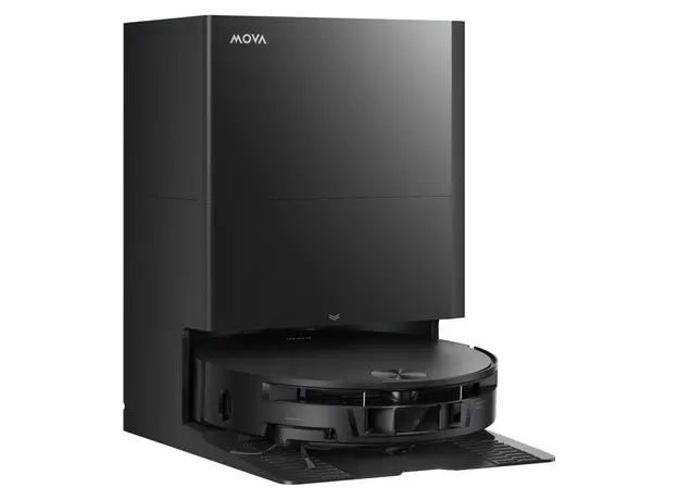 Robot Vacuum MOVA S70 Roller (RLZ12SE), 28000 Pa, Auto-Empty, 80°C Self-Cleaning, Black, 3 image