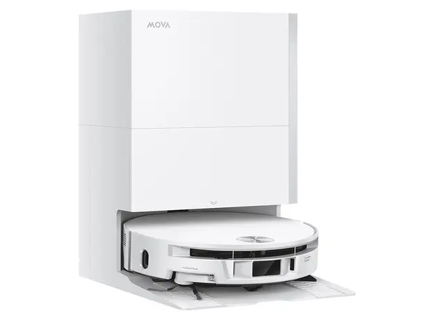Robot Vacuum MOVA S70 Roller (RLZ12SE), 28000 Pa, Auto-Empty, 80°C Self-Cleaning, White, 3 image