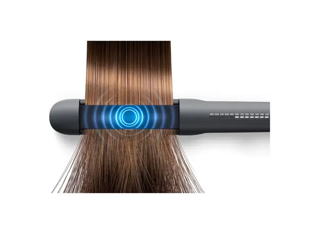 Hair Straightener PHILIPS BHS510/00 5000 Series, ThermoShield, 120–230°C, 12 Heat Settings, Ceramic Plates, Black, 2 image