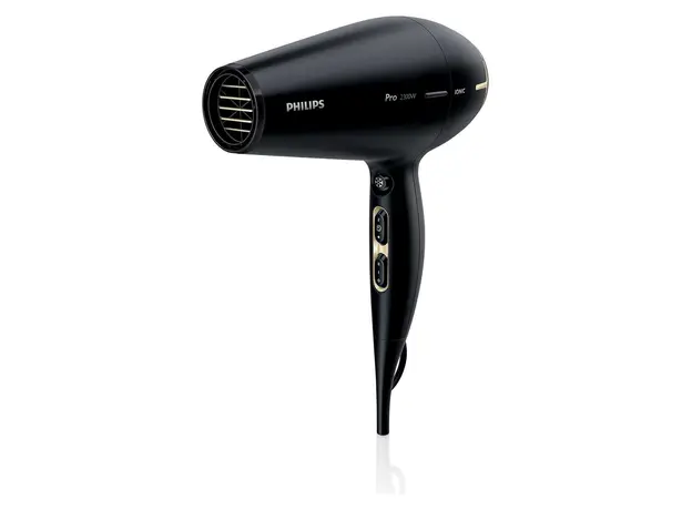 Hair Dryer Philips HPS920/00 Prestige Pro, 2300W, AC Motor, Ionic Care, 6 Settings, Black/Gold, 3 image