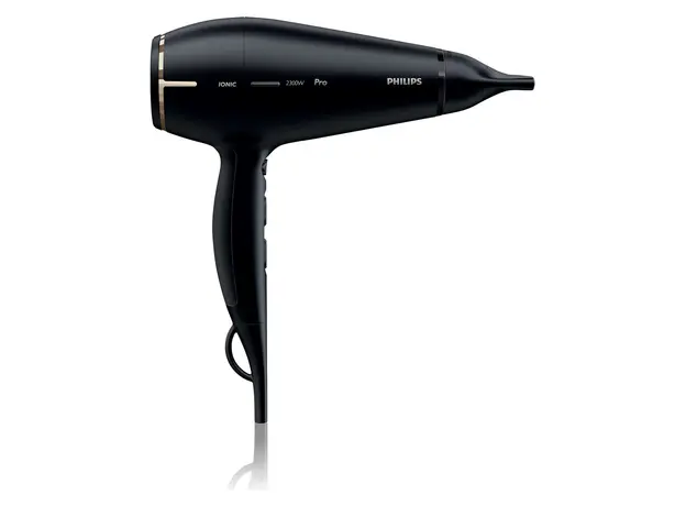 Hair Dryer Philips HPS920/00 Prestige Pro, 2300W, AC Motor, Ionic Care, 6 Settings, Black/Gold, 4 image