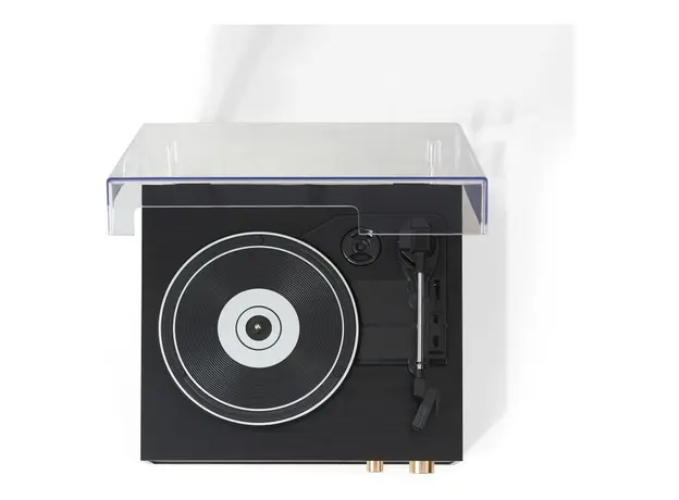 Record Player Crosley Miles CR6045A-BK, 3-Speed, Bluetooth In/Out, Built-in Speakers, Black, 6 image