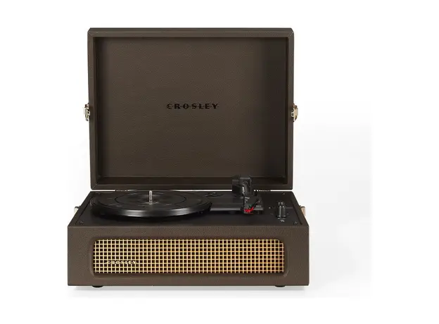Record Player Crosley Voyager CR8017B, 3-Speed, Bluetooth In/Out, Built-in Speakers, Cocoa, 3 image