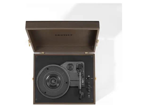 Record Player Crosley Voyager CR8017B, 3-Speed, Bluetooth In/Out, Built-in Speakers, Cocoa, 7 image