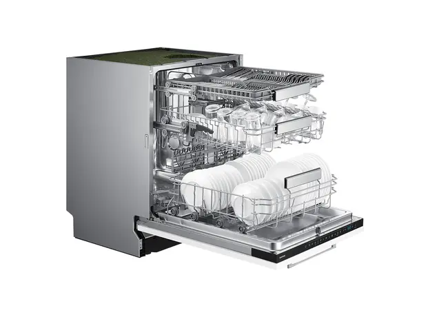 Built-in Dishwasher Samsung DW70H73WCB0WT, 60 cm, 14 place settings, 44 dB, AutoRelease, Wi-Fi, 3 image