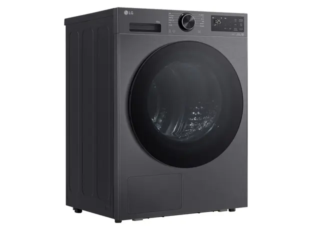 Dryer LG RH10X56VENP.AEBQME3, 10 kg, Heat Pump, Inverter, Wi-Fi, Matte Black