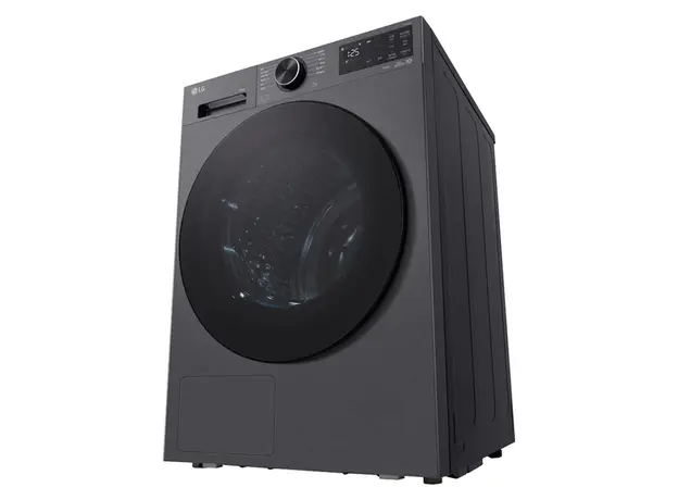 Dryer LG RH10X56VENP.AEBQME3, 10 kg, Heat Pump, Inverter, Wi-Fi, Matte Black, 3 image