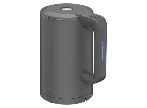Electric Kettle AENO EK13G AEK0013G, 1.7 L, 1850-2200W, Double Wall, STRIX, Grey, 2 image