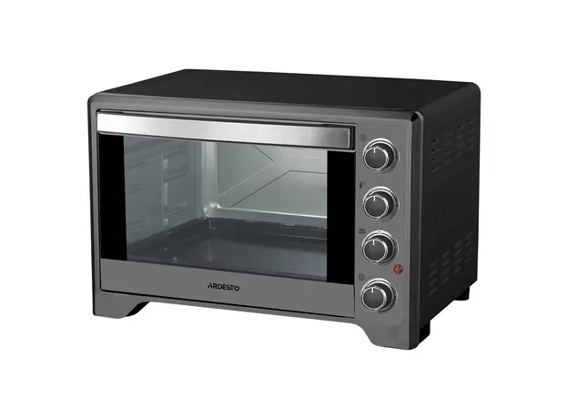 Electric Oven ARDESTO MO-T60BBGR, 60 L, 2200W, Mechanical Control, Double Glass, Grey